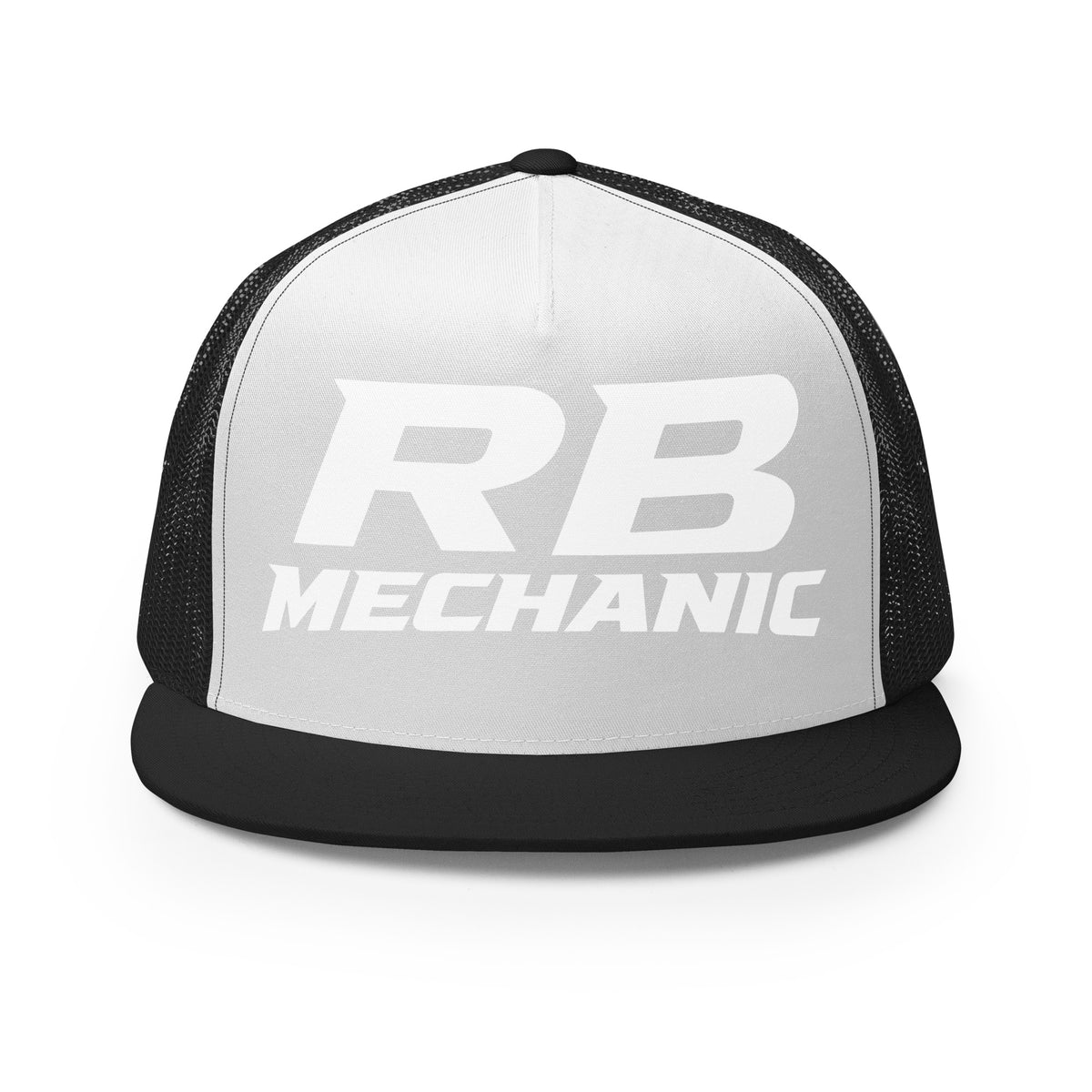Performance | 5 Panel Trucker Cap | RB Mechanic | Lettermark Logo