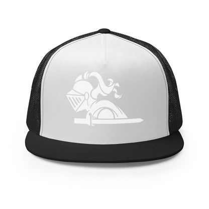 Performance | 5 Panel Trucker Cap | Kimball Cheer | Emblem Logo