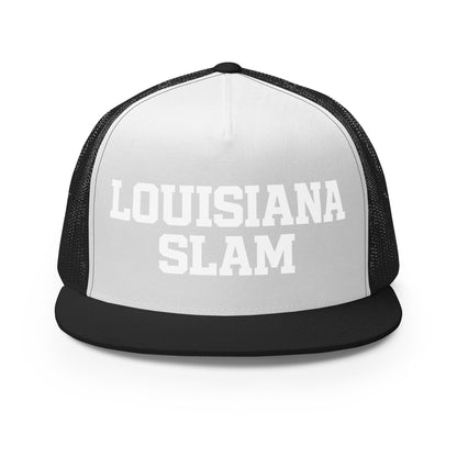 Performance | 5 Panel Trucker Cap | Louisiana Slam Baseball | Emblem Logo
