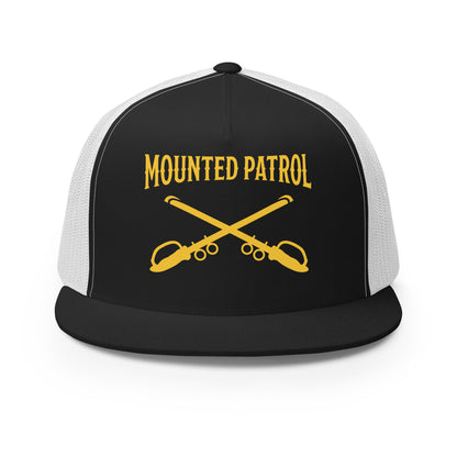 Performance | 5 Panel Trucker Cap | Metro Nashville Police Department Horse Mounted Patrol | Sabres Logo