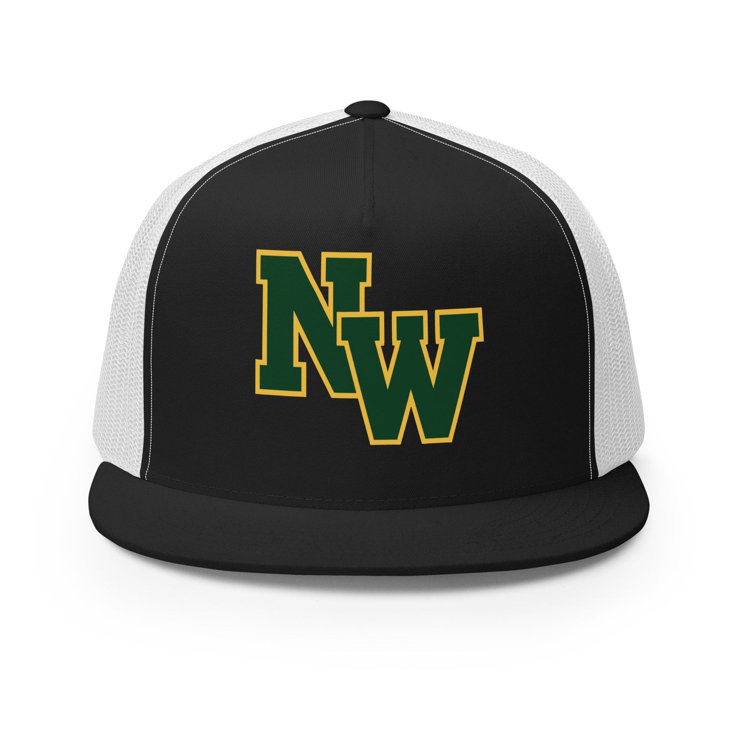 Performance | 5 Panel Trucker Cap | Northwest High School | Badge Logo