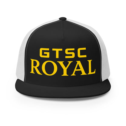 Performance | 5 Panel Trucker Cap | GTSC Royal | Modern Script Logo