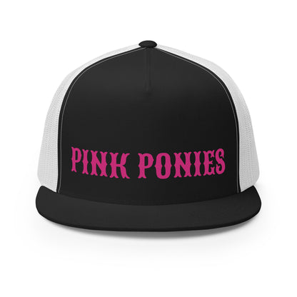 Performance | 5 Panel Trucker Cap | Pink Pony Athletic Club | Script Logo