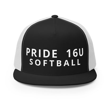 Performance | 5 Panel Trucker Cap | NNY Pride Softball | Emblem Logo