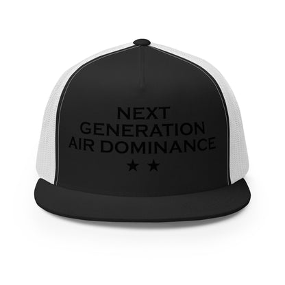 Performance | 5 Panel Trucker Cap | Next Generation Air Dominance | Modern Script Logo