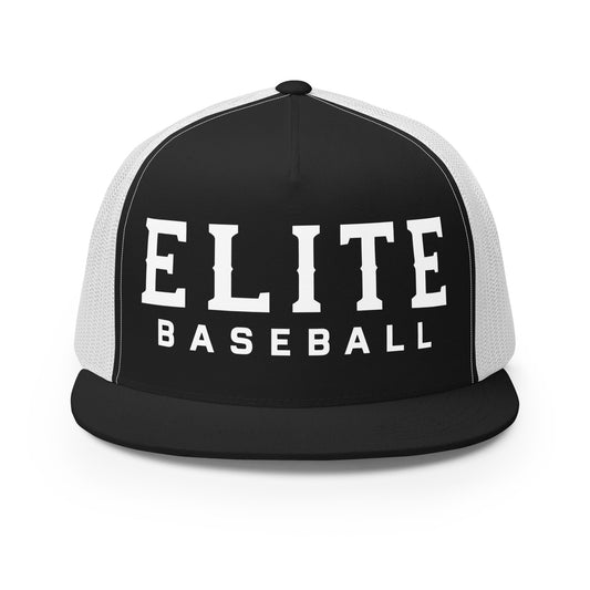 Performance | 5 Panel Trucker Cap | Elite Baseball | Vanguard Logo