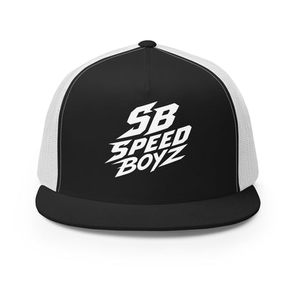 Performance | 5 Panel Trucker Cap | Blackout Boyz | SB Speed Crest Logo