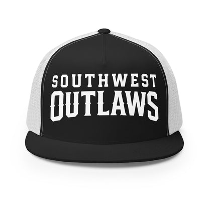 Performance | 5 Panel Trucker Cap | Southwest Outlaws | Crest Logo