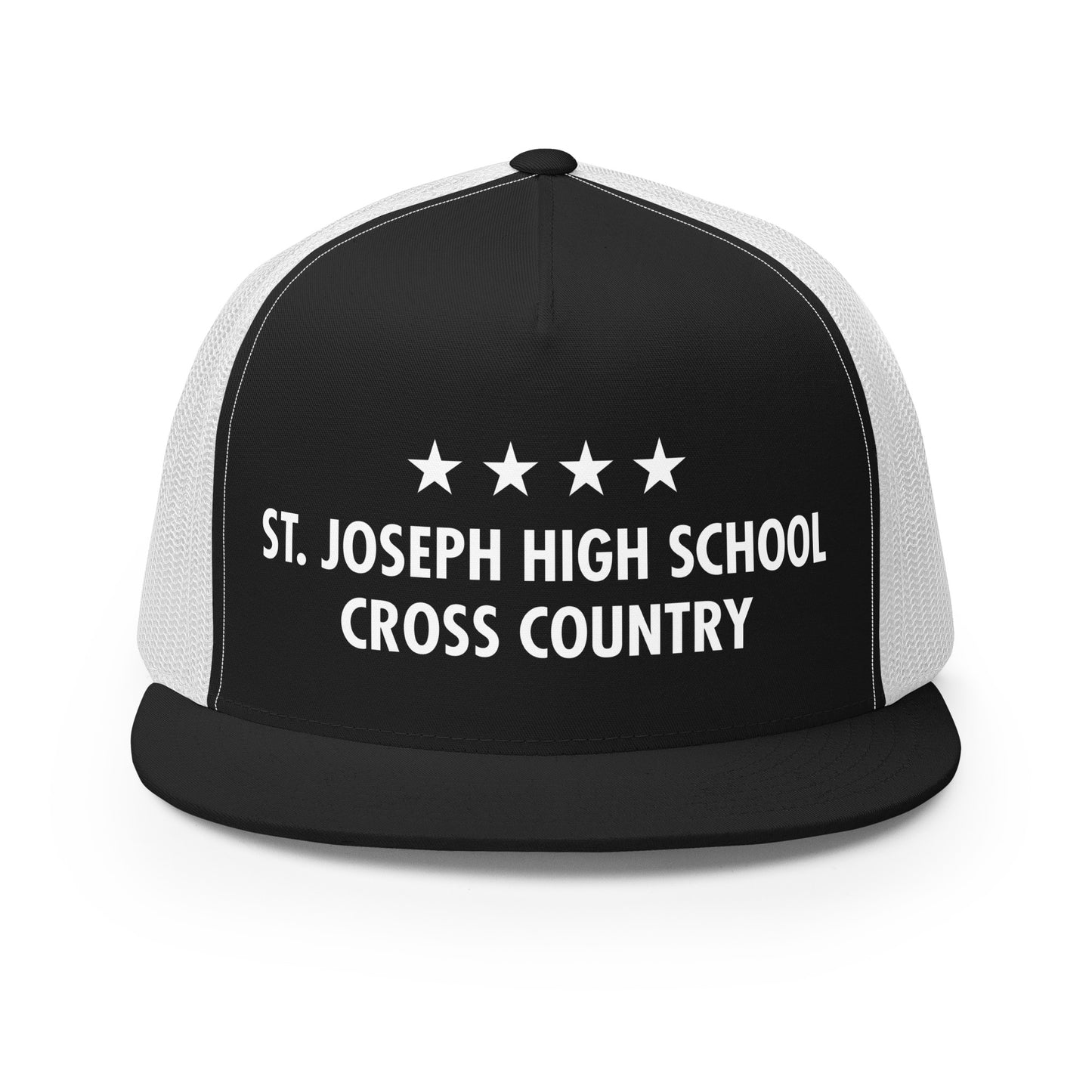 Performance | 5 Panel Trucker Cap | St. Joseph High School - Cross Country | Vanguard Logo