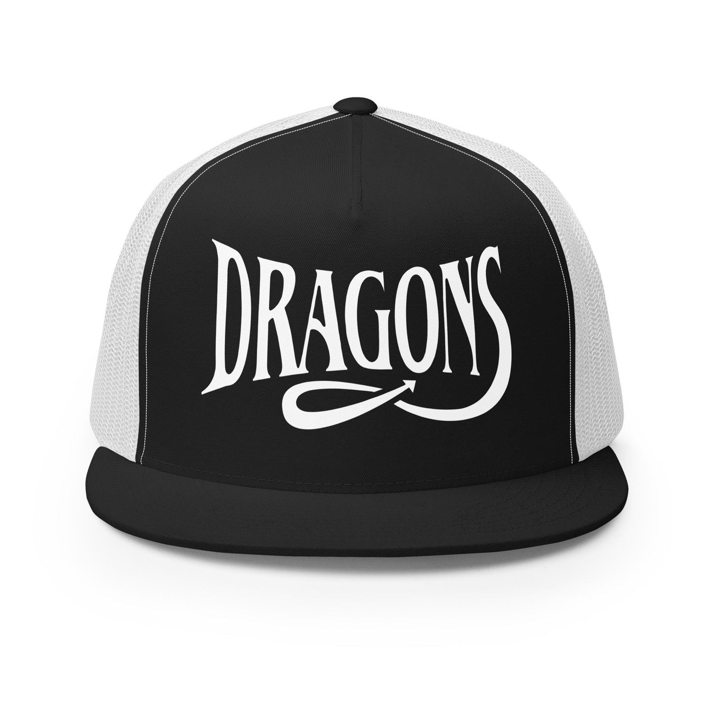Performance | 5 Panel Trucker Cap | International Studies Middle School Volleyball | Crest Logo