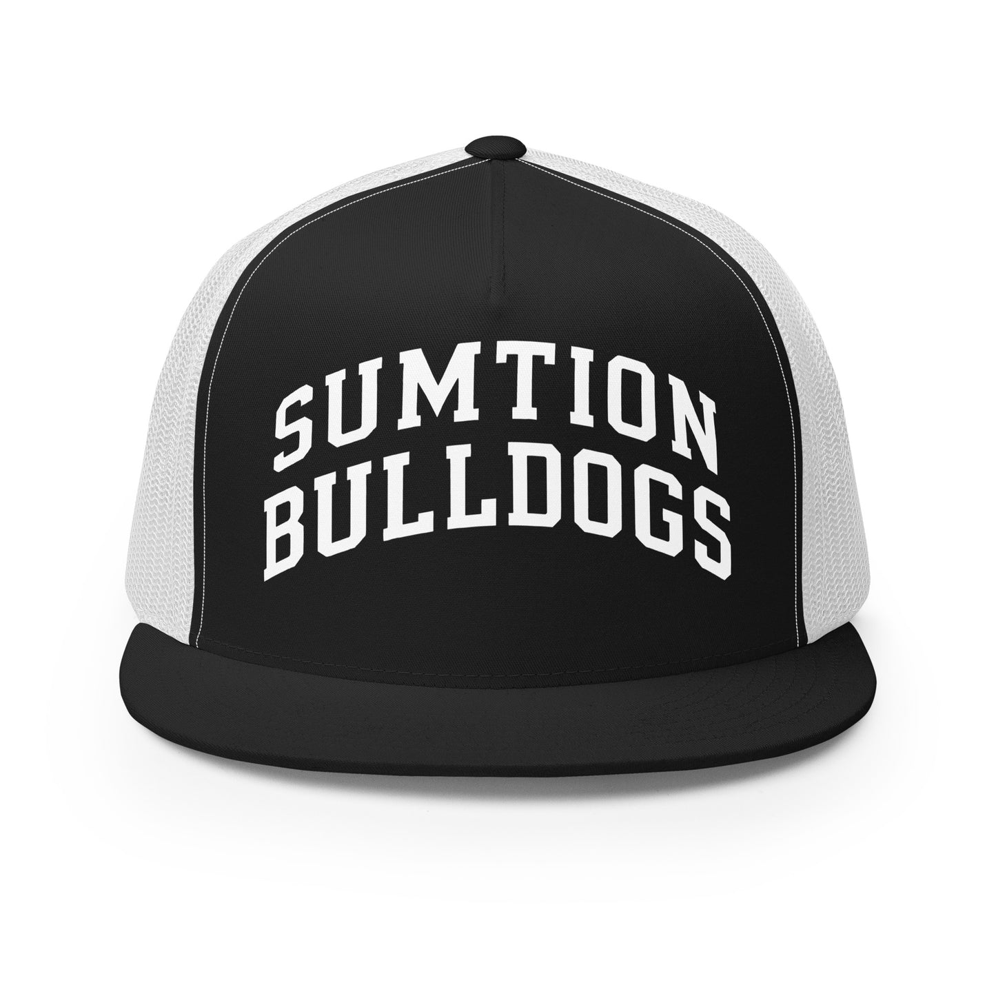 Performance | 5 Panel Trucker Cap | Sumtion bulldogs | Crest Logo