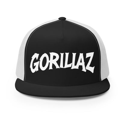 Performance | 5 Panel Trucker Cap | Gorillaz | Modern Script Logo