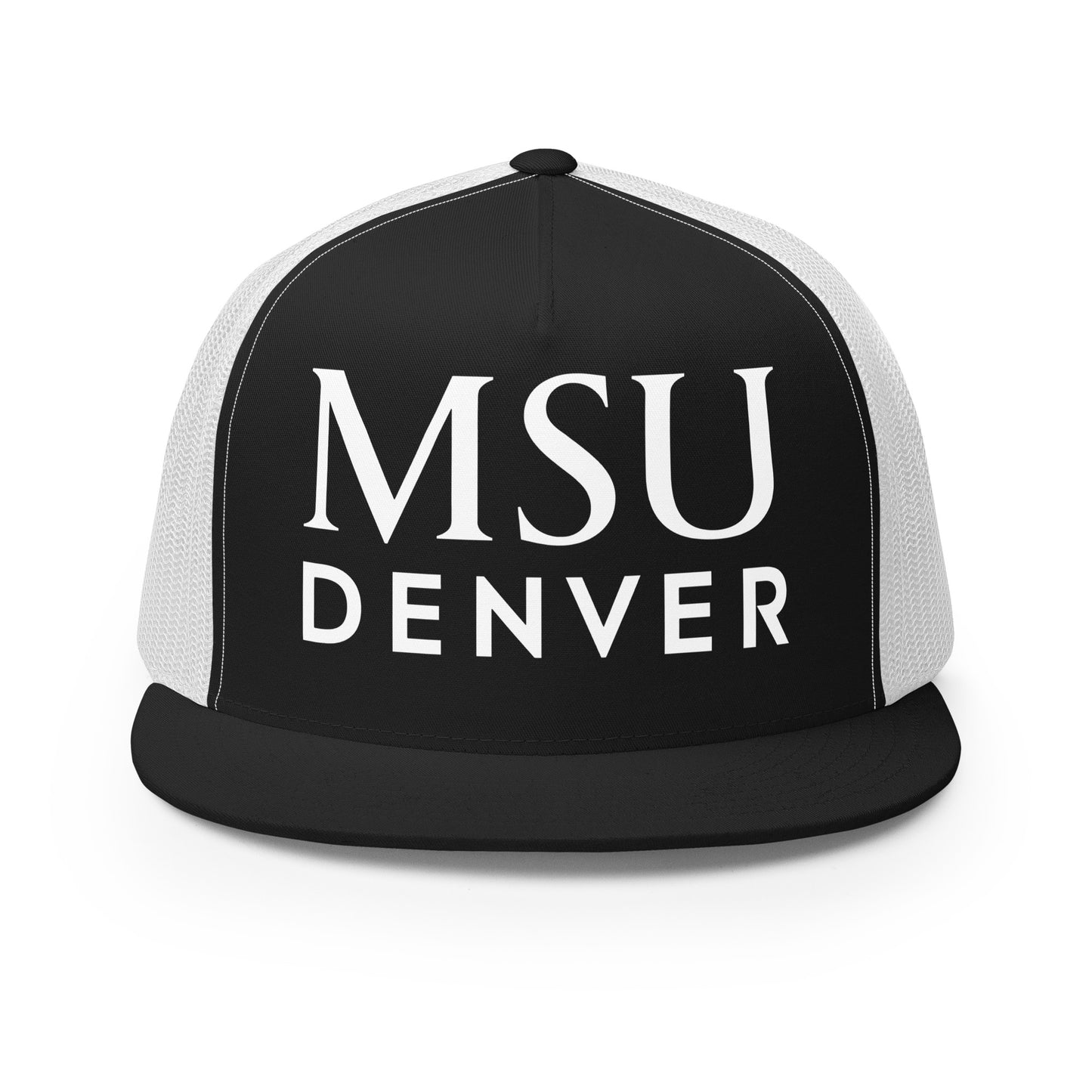 Performance | 5 Panel Trucker Cap | MSU Denver Dance Team | Titan Crest Logo