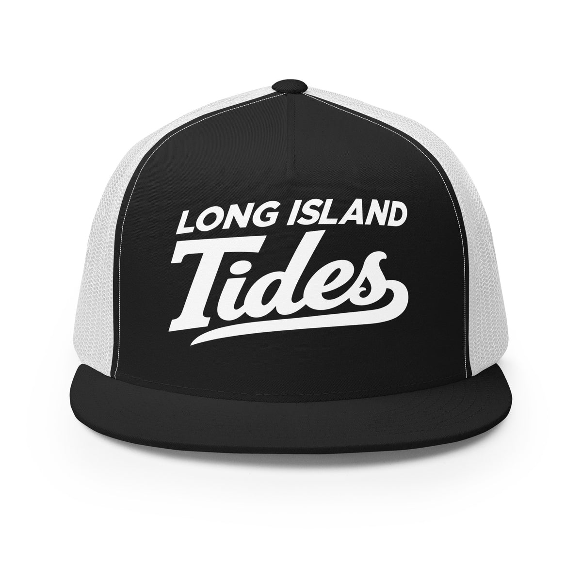 Performance | 5 Panel Trucker Cap | Long Island Tides Baseball | Vanguard Logo