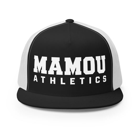 Performance | 5 Panel Trucker Cap | Mamou High School | Modern Script Logo