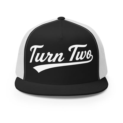 Performance | 5 Panel Trucker Cap | Texas Turn Two Baseball | Athletics Logo