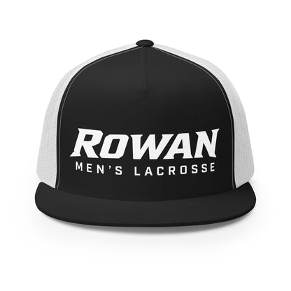 Performance | 5 Panel Trucker Cap | Rowan Men’s Lacrosse | Modern Script Logo