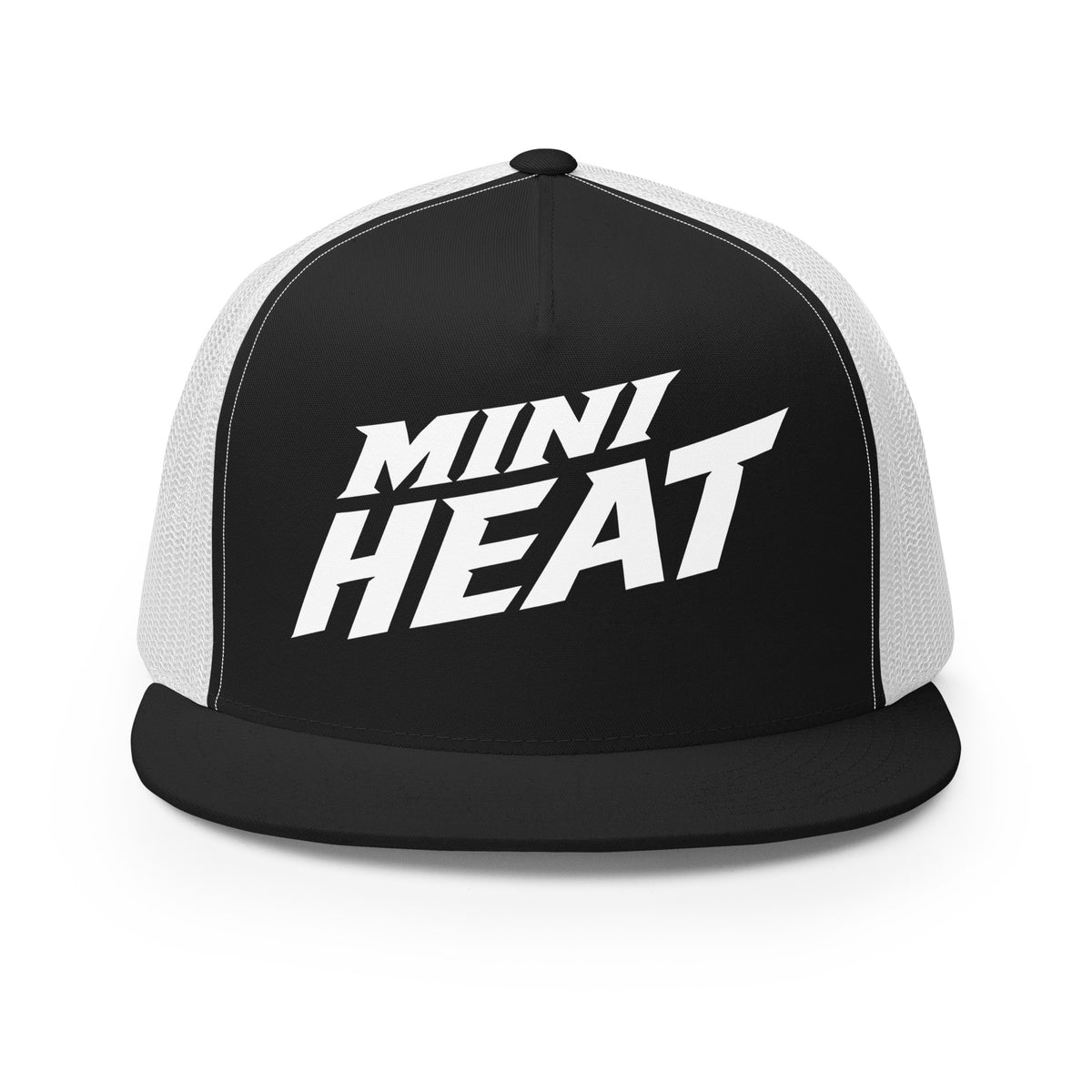 Performance | 5 Panel Trucker Cap | MINI HEAT | Crest Logo