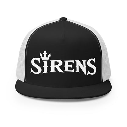 Performance | 5 Panel Trucker Cap | Naples Sirens | Emblem (Variant) Logo