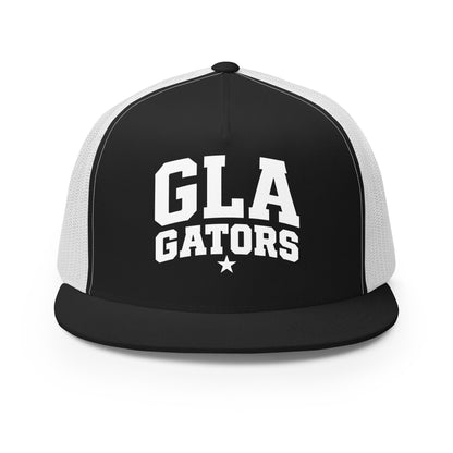 Performance | 5 Panel Trucker Cap | GLA Gators Cheer Team | Vanguard Logo