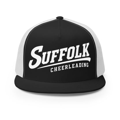 Performance | 5 Panel Trucker Cap | Suffolk University Cheerleading | Athletics Logo