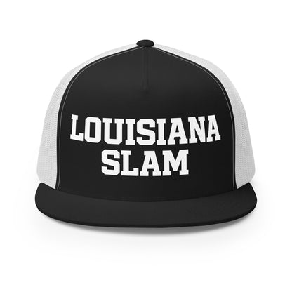 Performance | 5 Panel Trucker Cap | Louisiana Slam Baseball | Emblem Logo