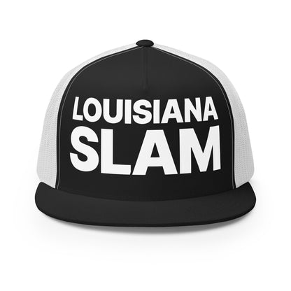 Performance | 5 Panel Trucker Cap | Louisiana Slam Baseball | Lettermark Logo