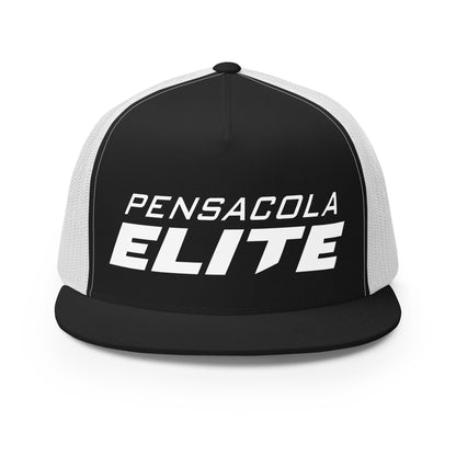 Performance | 5 Panel Trucker Cap | Pensacola Elite Inc. | Crest Logo
