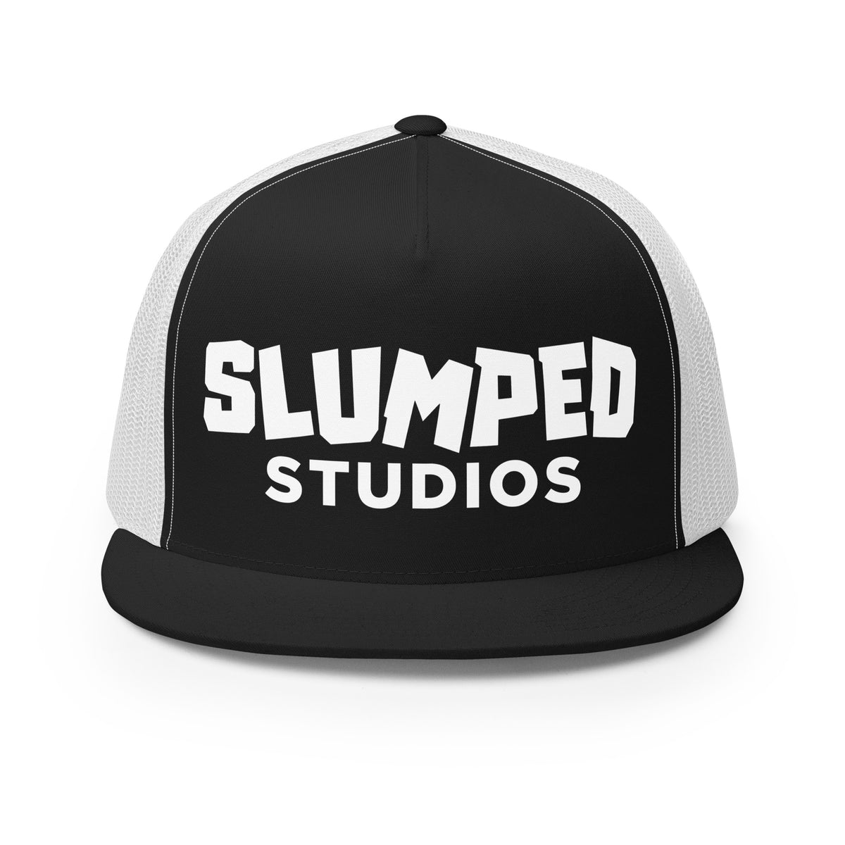 Performance | 5 Panel Trucker Cap | SlumpedStudios | Crest Logo