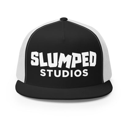 Performance | 5 Panel Trucker Cap | SlumpedStudios | Crest Logo