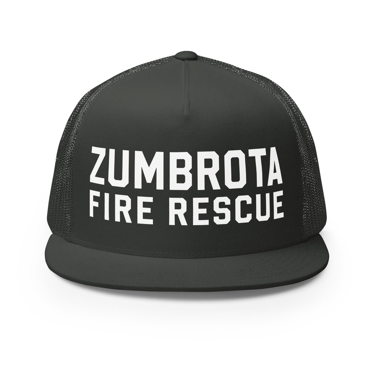 Performance | 5 Panel Trucker Cap | Zumbrota Fire Department | Vanguard Logo