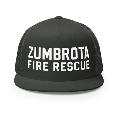 Performance | 5 Panel Trucker Cap | Zumbrota Fire Department | Vanguard Logo