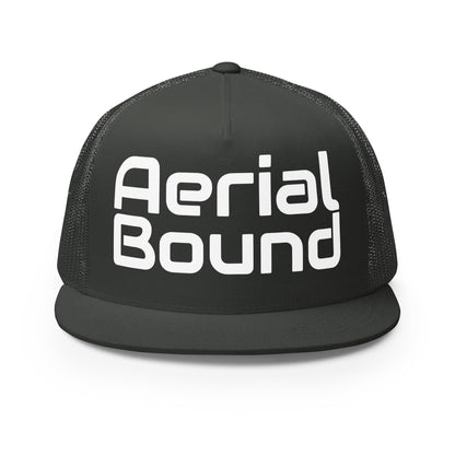 Performance | 5 Panel Trucker Cap | Aerial Bound Athletics | Script Logo