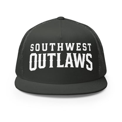 Performance | 5 Panel Trucker Cap | Southwest Outlaws | Crest Logo