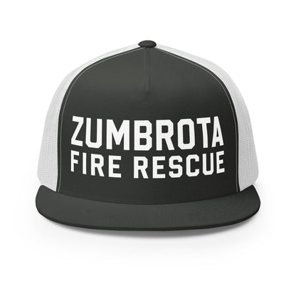 Performance | 5 Panel Trucker Cap | Zumbrota Fire Department | Vanguard Logo