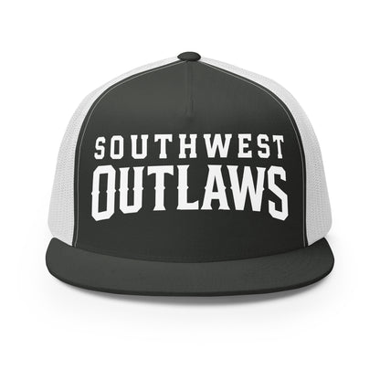 Performance | 5 Panel Trucker Cap | Southwest Outlaws | Crest Logo