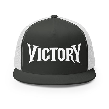 Performance | 5 Panel Trucker Cap | Victory Society | Crest Logo