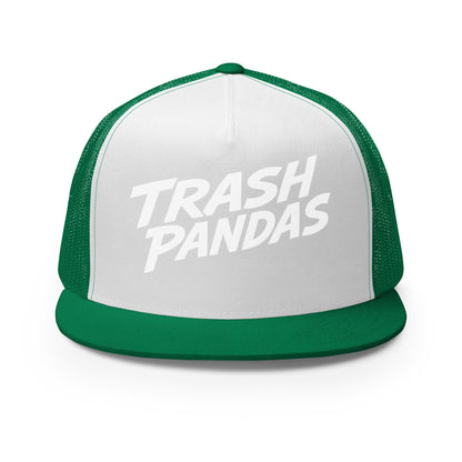 Performance | 5 Panel Trucker Cap | Trash Pandas Baseball Organization | Mascot Logo