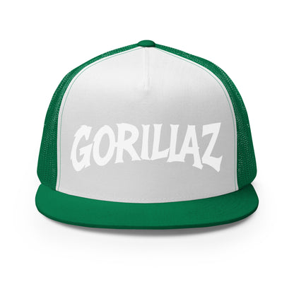 Performance | 5 Panel Trucker Cap | Gorillaz | Modern Script Logo