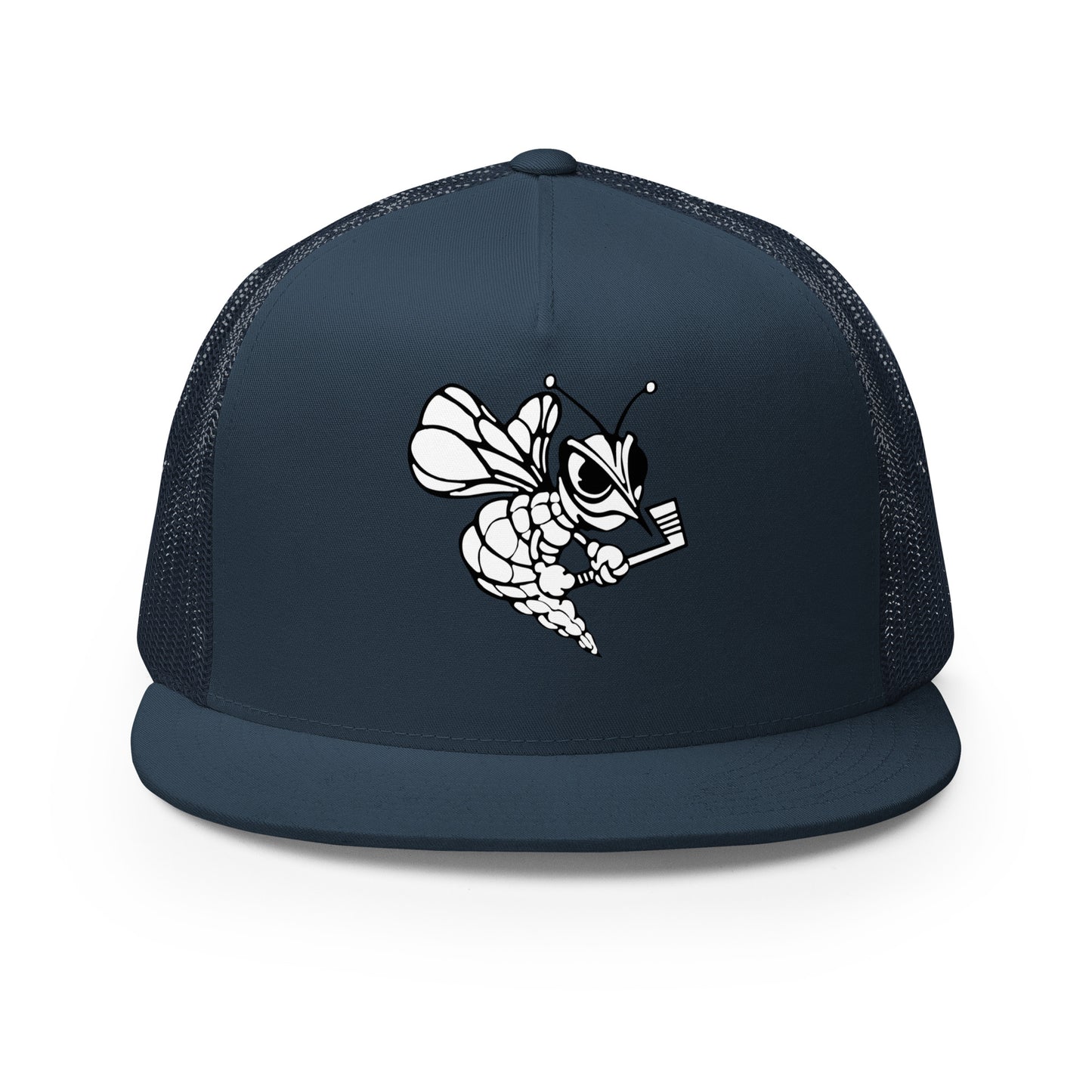 Performance | 5 Panel Trucker Cap | HORNETS | Mascot Logo