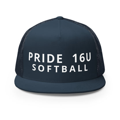 Performance | 5 Panel Trucker Cap | NNY Pride Softball | Emblem Logo