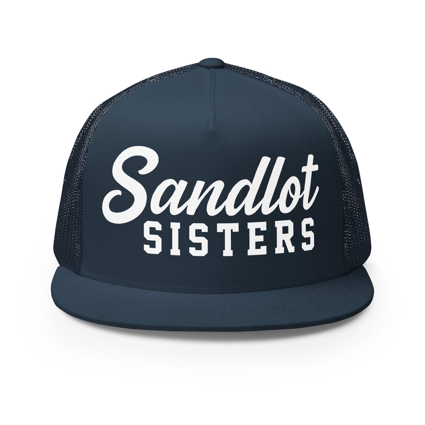 Performance | 5 Panel Trucker Cap | Sandlot Sisters | Script Logo
