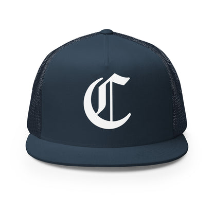 Performance | 5 Panel Trucker Cap | Connetquot Chiefs | Emblem Logo