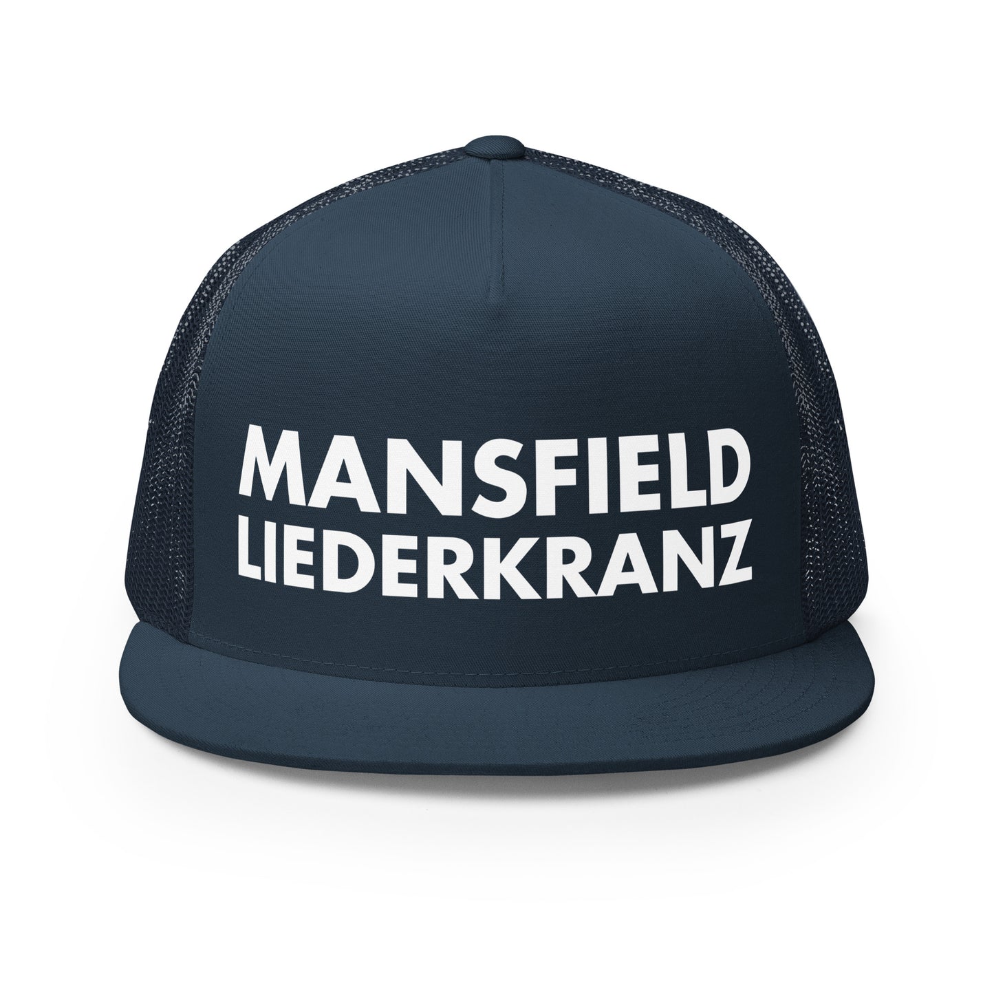 Performance | 5 Panel Trucker Cap | Liederkranz Soccer Club | Script Logo