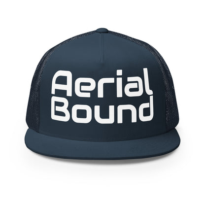 Performance | 5 Panel Trucker Cap | Aerial Bound Athletics | Script Logo
