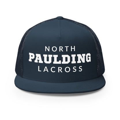 Performance | 5 Panel Trucker Cap | North Paulding Lacrosse | Valor Logo