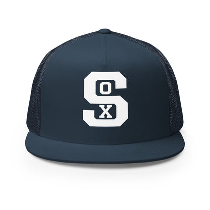Performance | 5 Panel Trucker Cap | Greenville Sox | Valor Logo