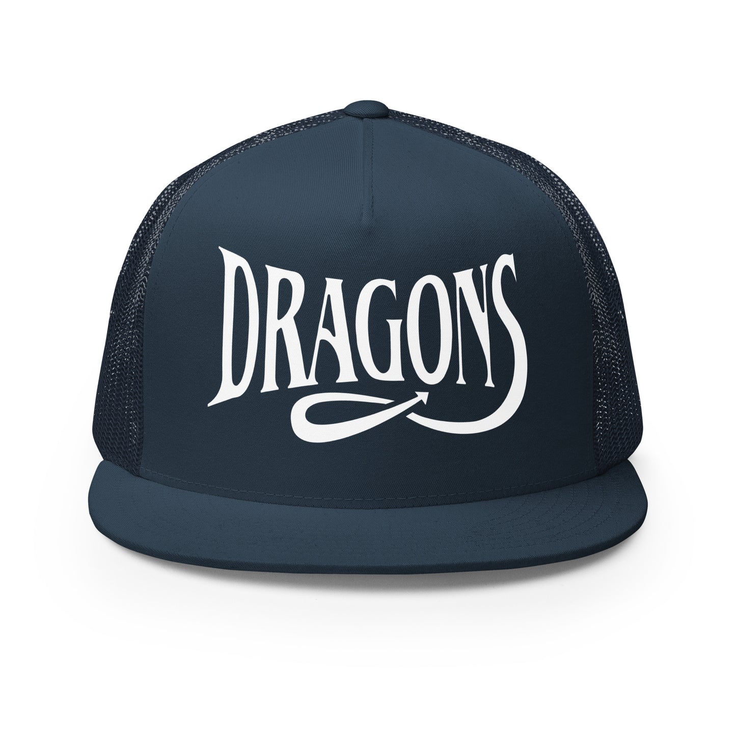 Performance | 5 Panel Trucker Cap | International Studies Middle School Volleyball | Crest Logo