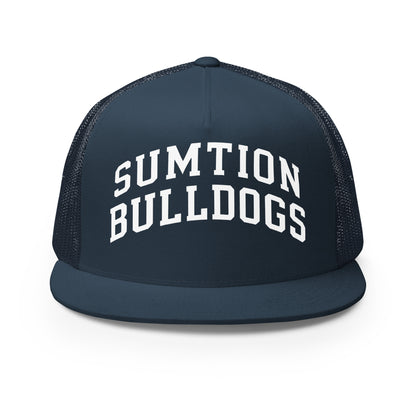 Performance | 5 Panel Trucker Cap | Sumtion bulldogs | Crest Logo