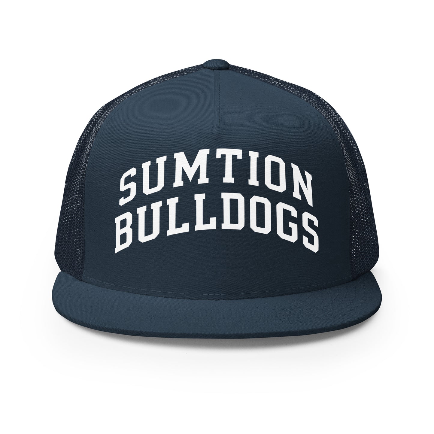 Performance | 5 Panel Trucker Cap | Sumtion bulldogs | Crest Logo